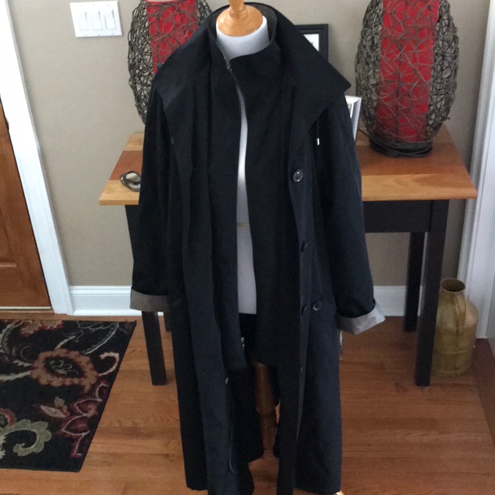 Long black coat
